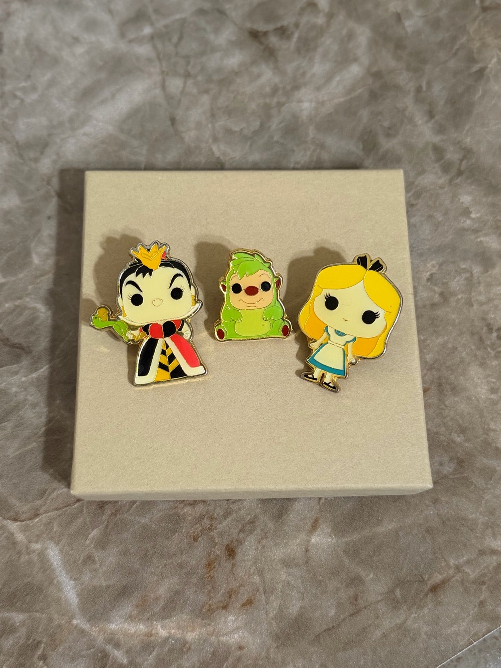 Disney Alice in Wonderland Funko Pins : Set of 3